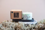 Hand-made Soy Wax Candle with Forest Scent - Mint Green