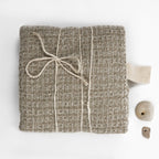 Big Linen Towel - Textured Grey