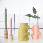 Fluxo Ceramic Vase Large - Pistachio