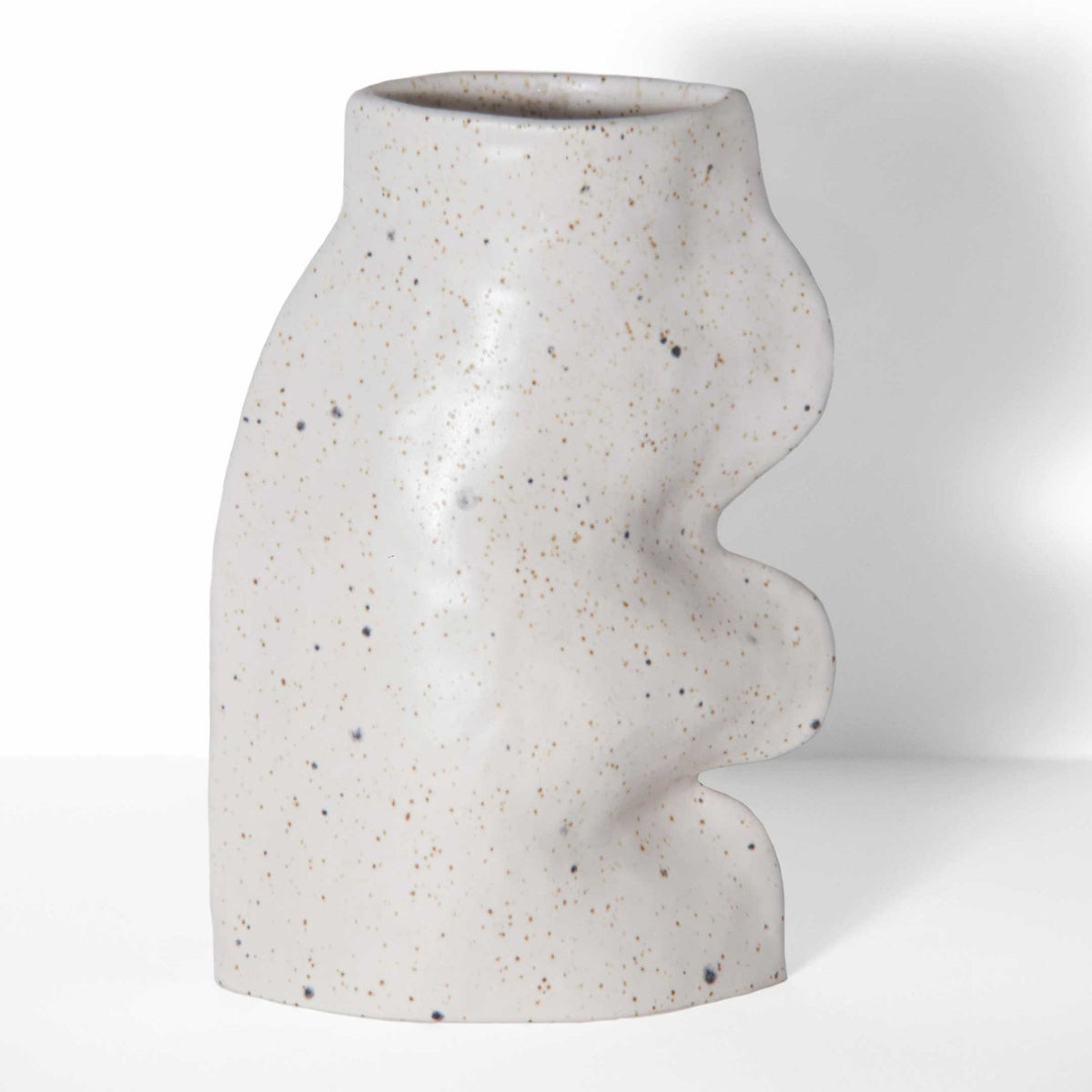 Fluxo Ceramic Vase Large - White