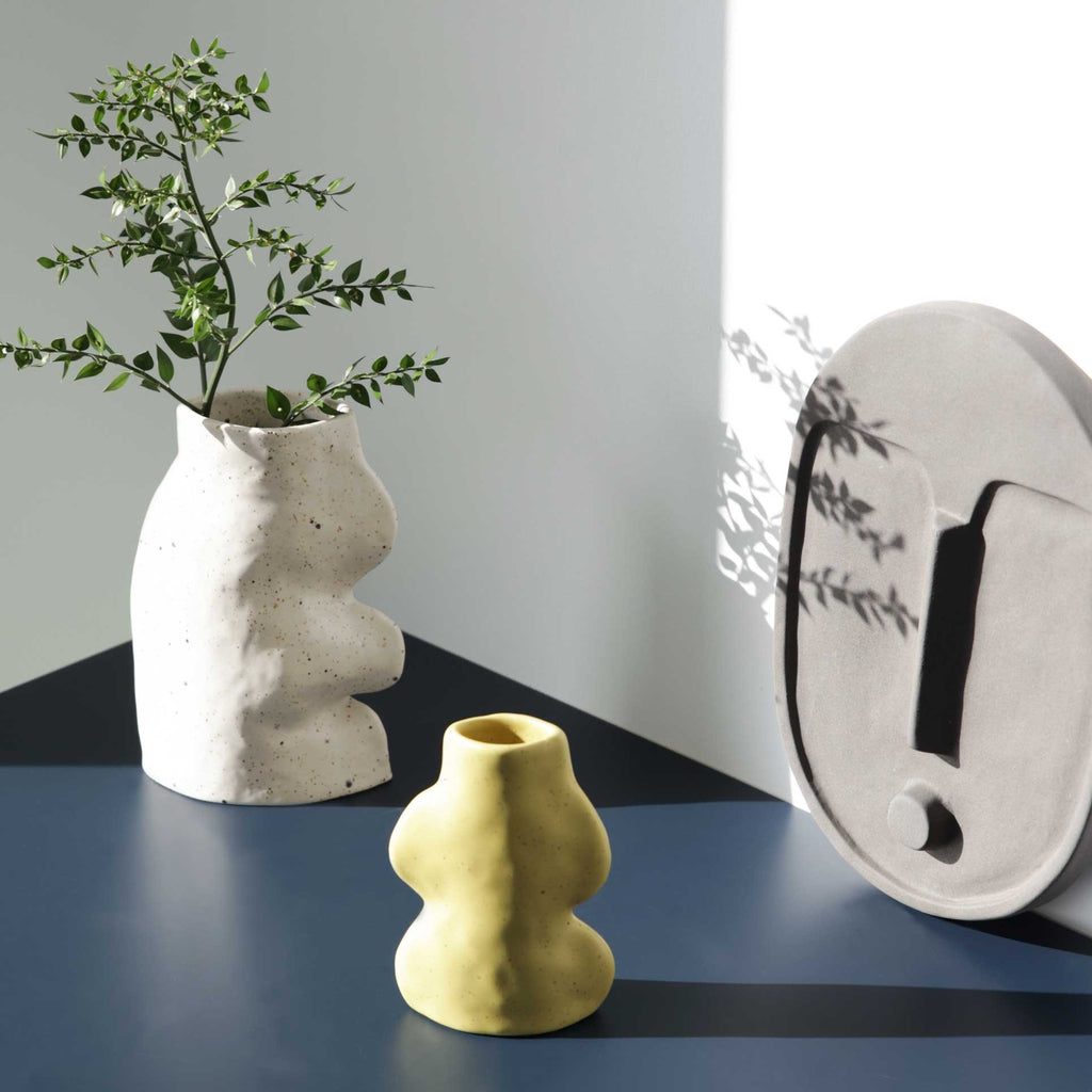 Fluxo Ceramic Vase Large - White