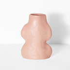Fluxo Ceramic Vase Small - Pink