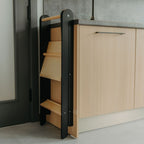 Foldable Kitchen Tower With Removable Rail