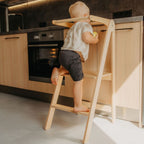 Foldable Kitchen Tower With Removable Rail
