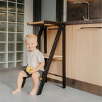 Foldable Kitchen Tower With Removable Rail