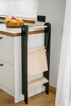 Foldable Kitchen Tower With Removable Rail