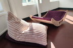 Kids Bean Bag Chair - Berry & Rose Mousse Duo