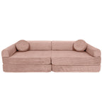 Large Modular Sofa for Kids - Slimcord Corduroy Pink