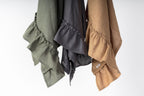 Linen Kitchen Towel With Ruffles