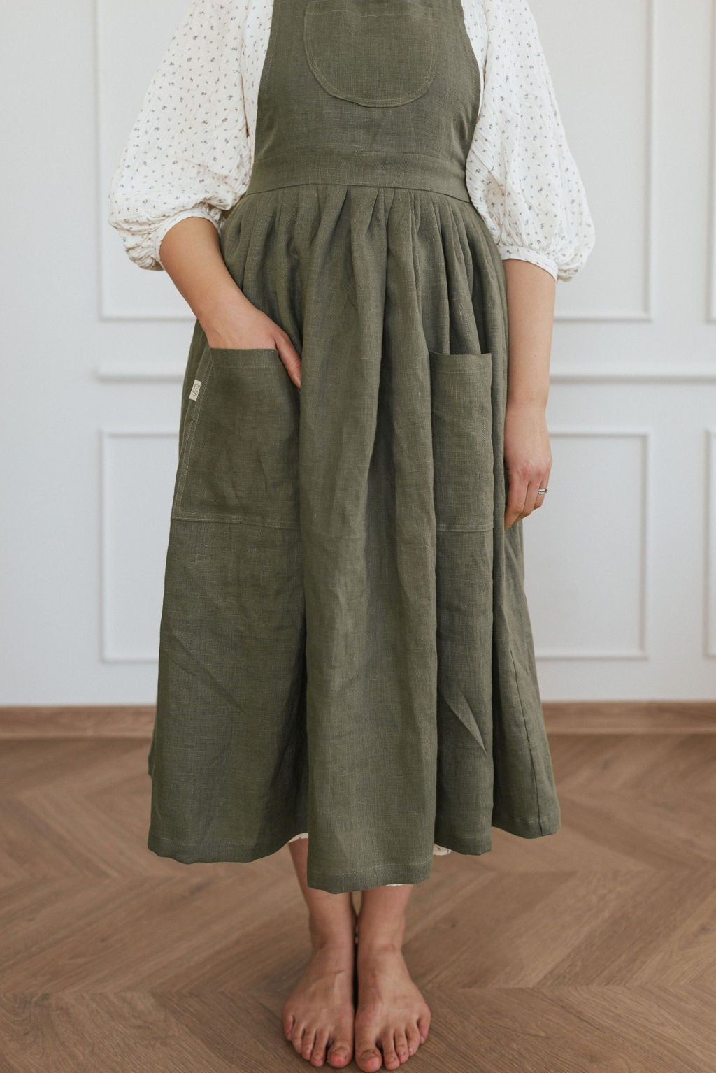 Linen Retro Apron