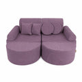 Medium Modular Sofa for Kids - Slimcord Lavender Plus