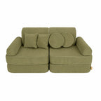Medium Modular Sofa for Kids - Slimcord Lime