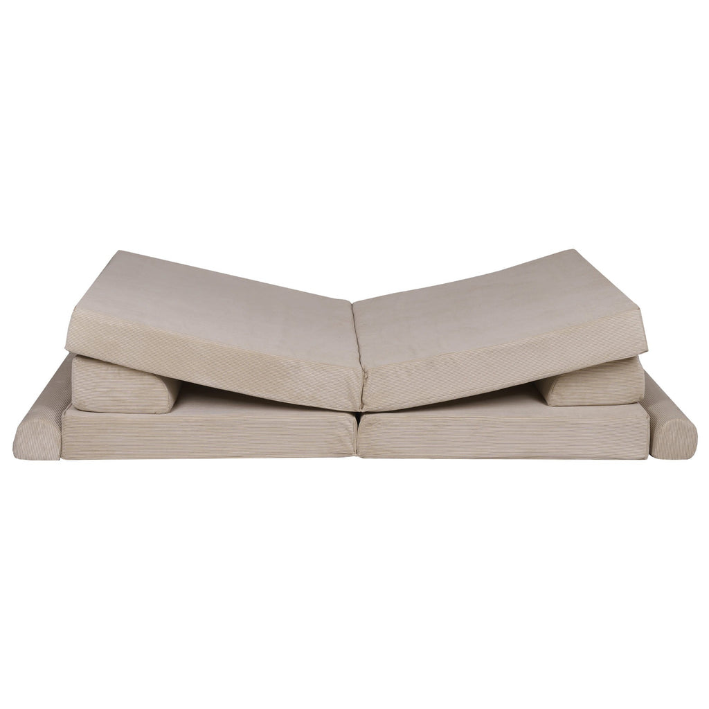 MeowBaby® Large Slimcord Premium Sofa - Lime