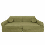 MeowBaby® Large Slimcord Premium Sofa - Lime