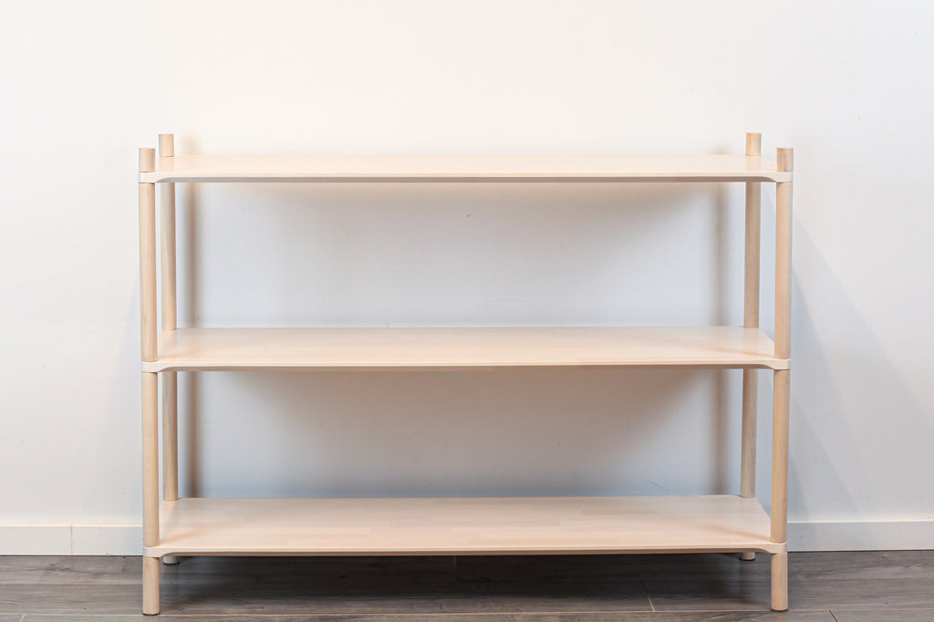 Montessori-Inspired Wooden Shelving Unit Large, 3 Shelves