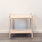 Montessori-Inspired Wooden Shelving Unit Small, 2 Shelves