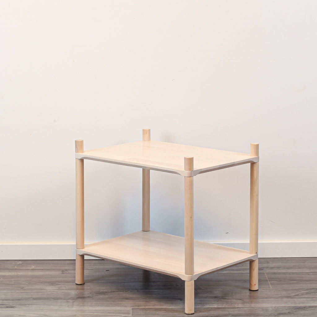 Montessori-Inspired Wooden Shelving Unit Small, 2 Shelves