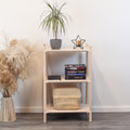 Montessori-Inspired Wooden Shelving Unit Small, 3 Shelves
