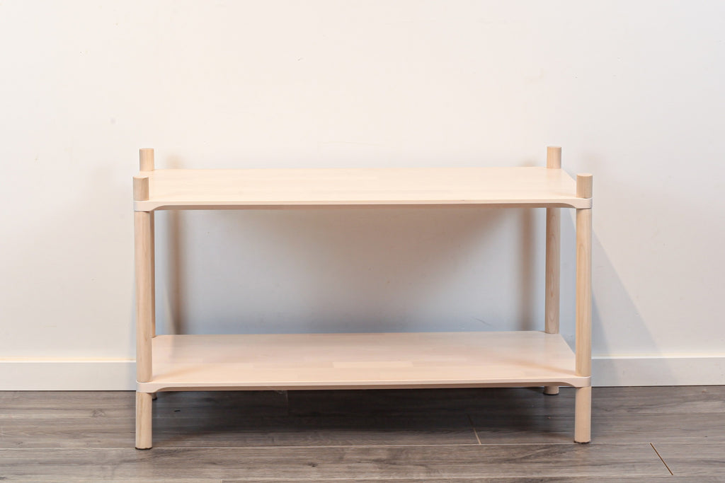 Montessori-Inspired Wooden Shelving Unit Medium, 2 Shelves