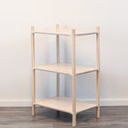 Montessori-Inspired Wooden Shelving Unit Small, 3 Shelves