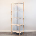 Montessori-Inspired Wooden Shelving Unit Small, 5 Shelves