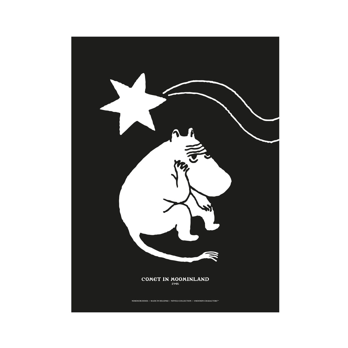 Moomintroll Novels Poster, 30x40 cm