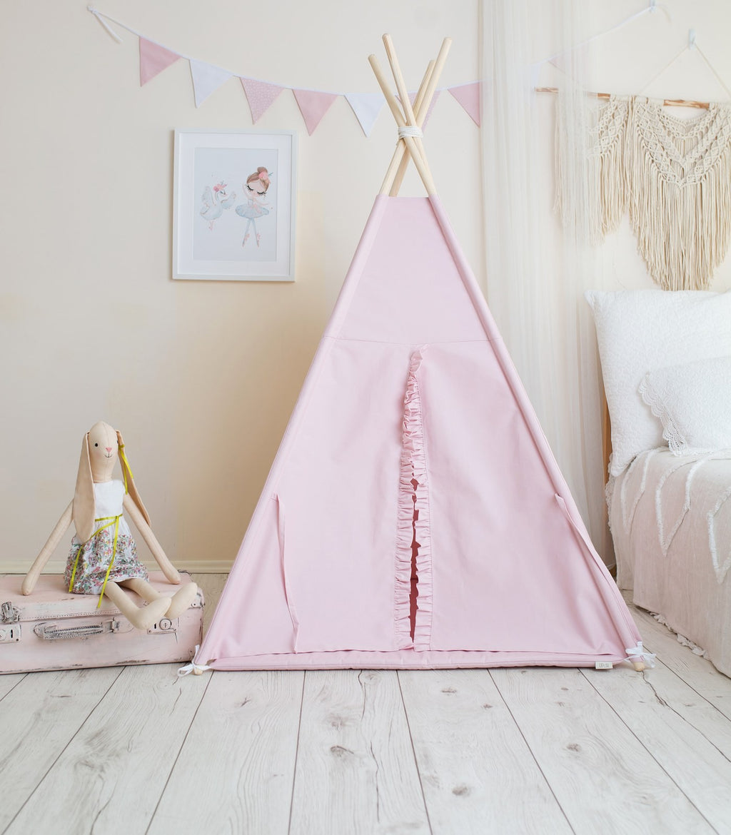 Pink Frill Teepee Tent