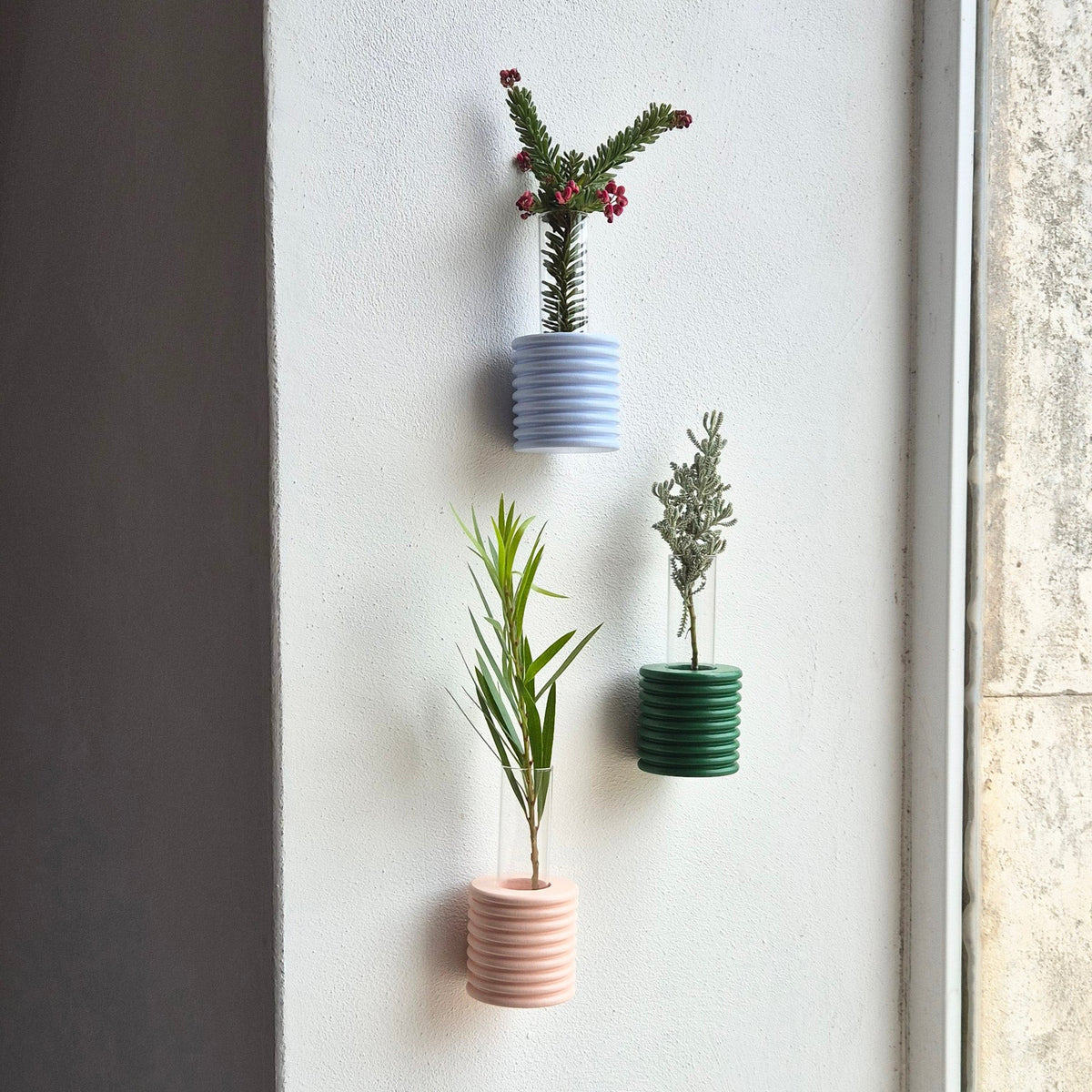Ribble Wall Vase – Green