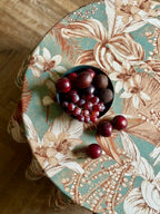 Round Tablecloth, Linen-Cotton Mix - Terra Flora