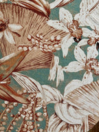 Round Tablecloth, Linen-Cotton Mix - Terra Flora
