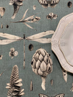 Round Tablecloth - Seeds Aqua