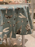 Round Tablecloth - Seeds Aqua