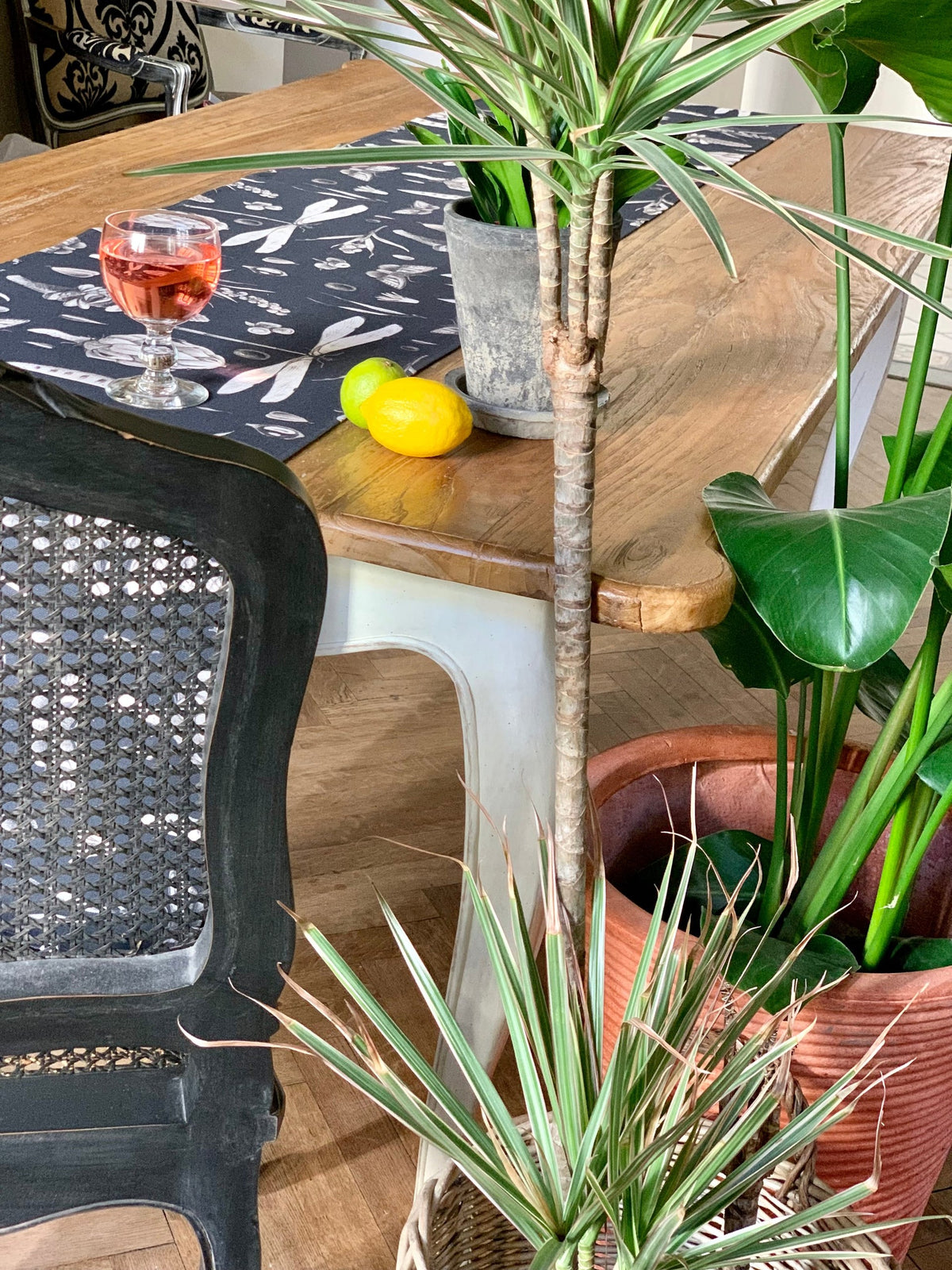 Seeds Carbon Table Runner