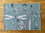Table Placemat - Seeds Aqua
